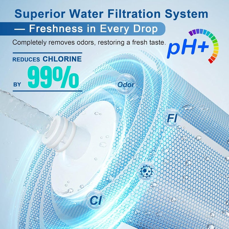 LCF Replacement Filter, Compatible with -CF-01-ALK, Waterdrop Filter Replacement for WD-CTF-04 System, Replaces WD-CFF-02, 6+1-Stage, 𝐒𝐢𝐥𝐯𝐞𝐫 𝐈𝐨𝐧𝐬 Enhanced, 16,000 Gallons, 2-Pack - Image 5